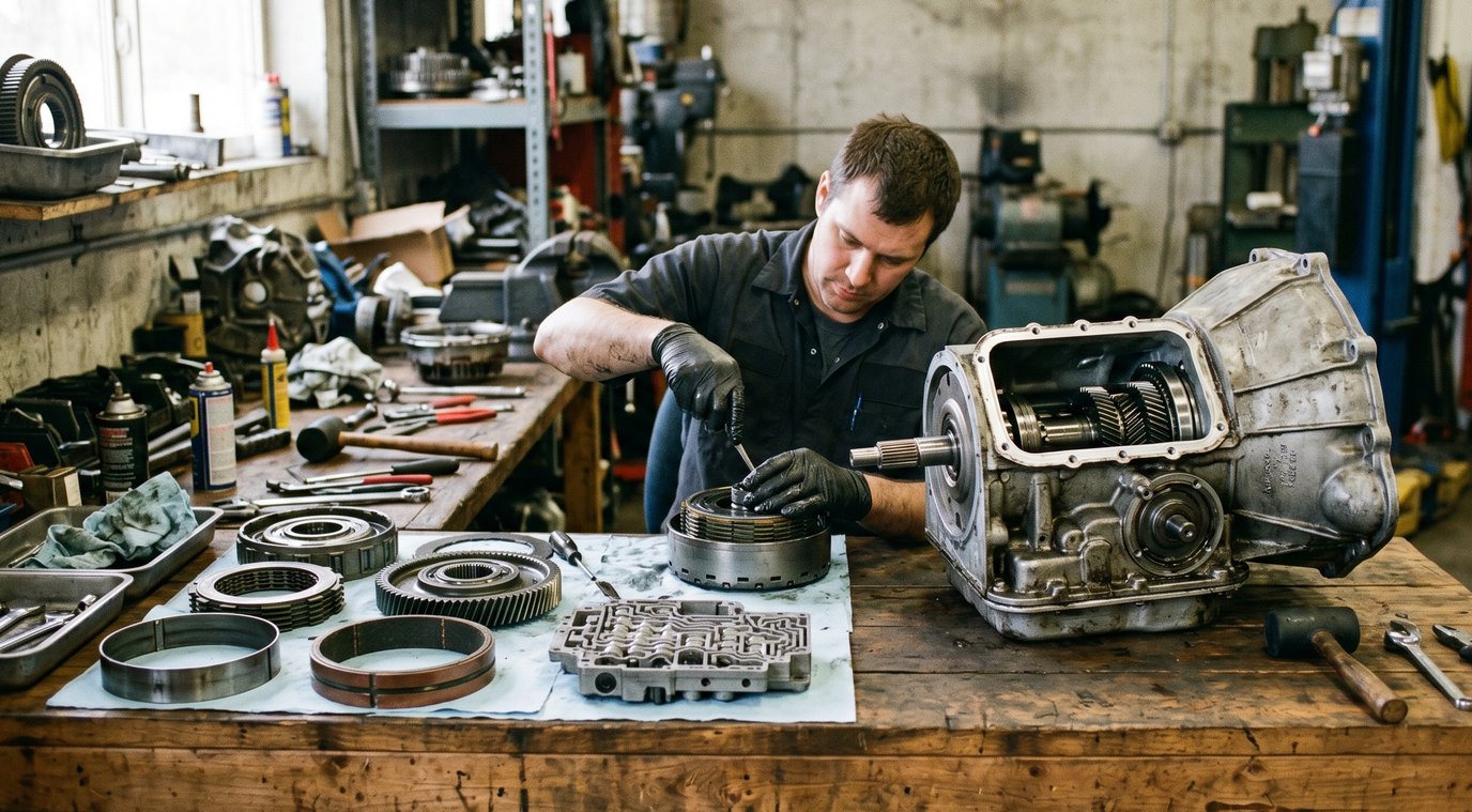 Subaru 4EAT transfer clutch and AWD inspection for Subaru Forester repair planning