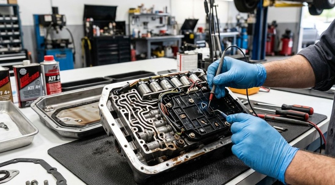 Toyota K112 CVT scan and diagnostic inspection for Toyota Corolla transmission repair in Arlington Heights