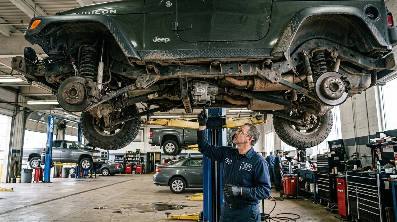 AWD power transfer unit inspection