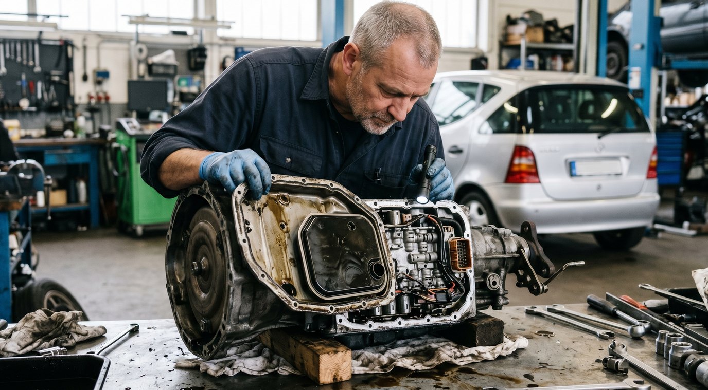 Volkswagen 09G automatic solenoid and valve-body inspection for Volkswagen Jetta transmission repair in Arlington Heights
