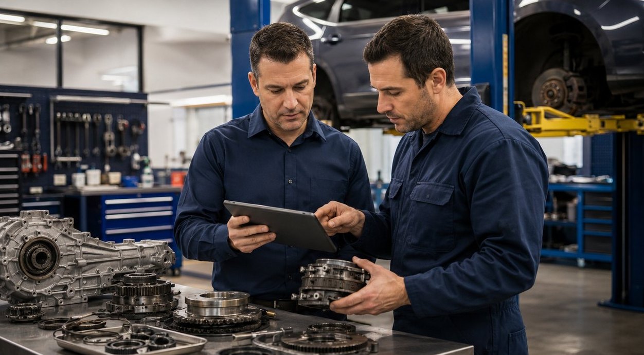 Transmission and driveline repair plan review for Volvo C40 repair plan
