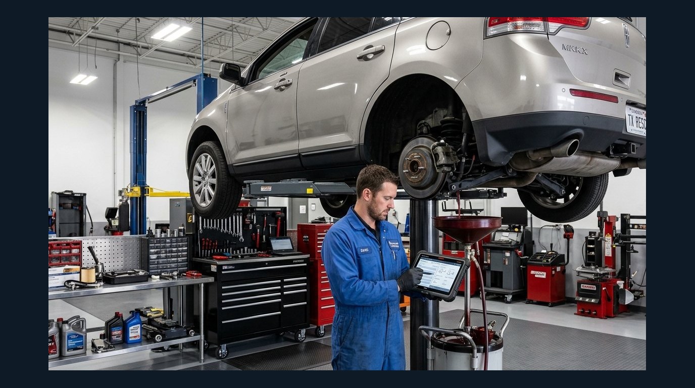 Lincoln crossover on lift for 6F35 diagnosis