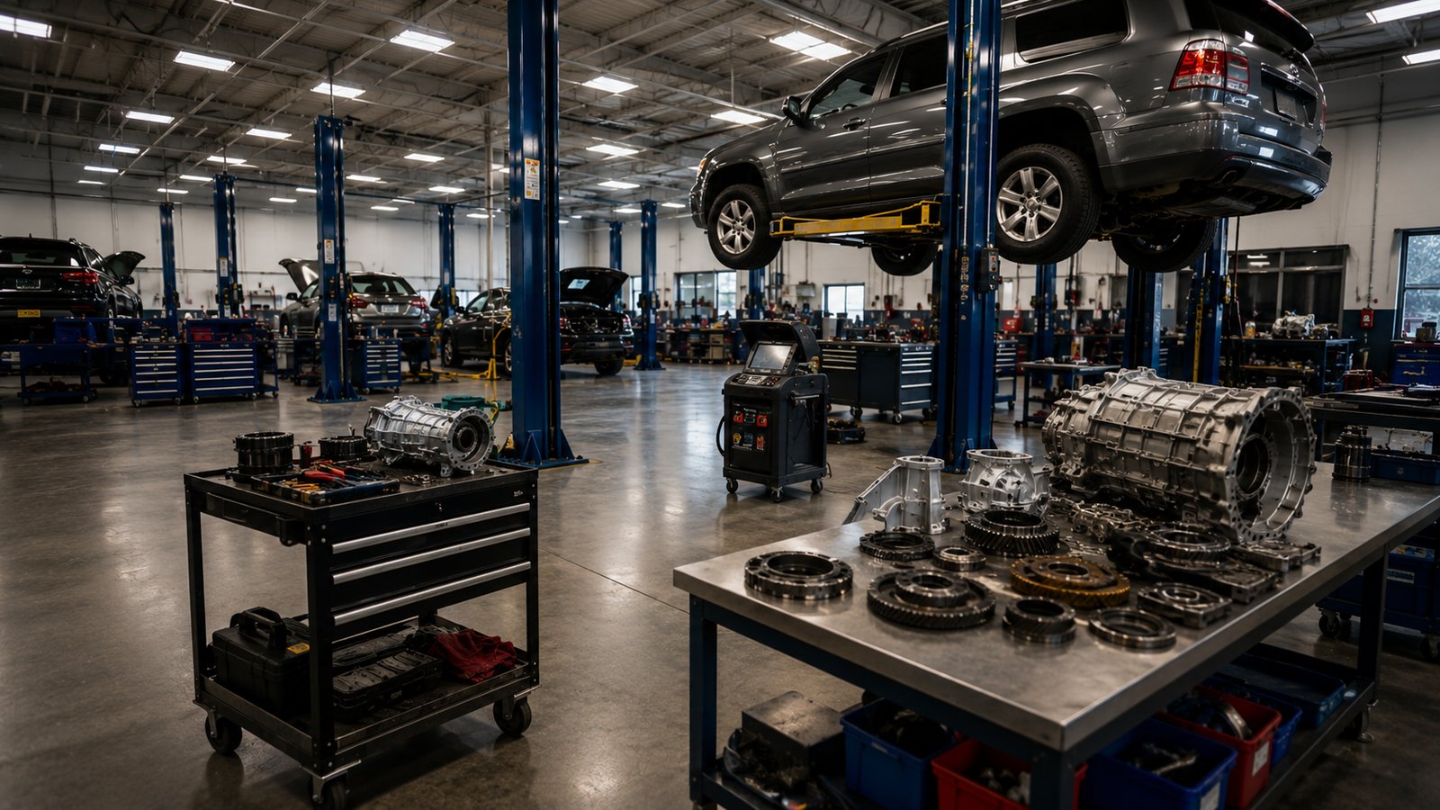 722.9 shop bay service planning for Mercedes 722.9 inspection
